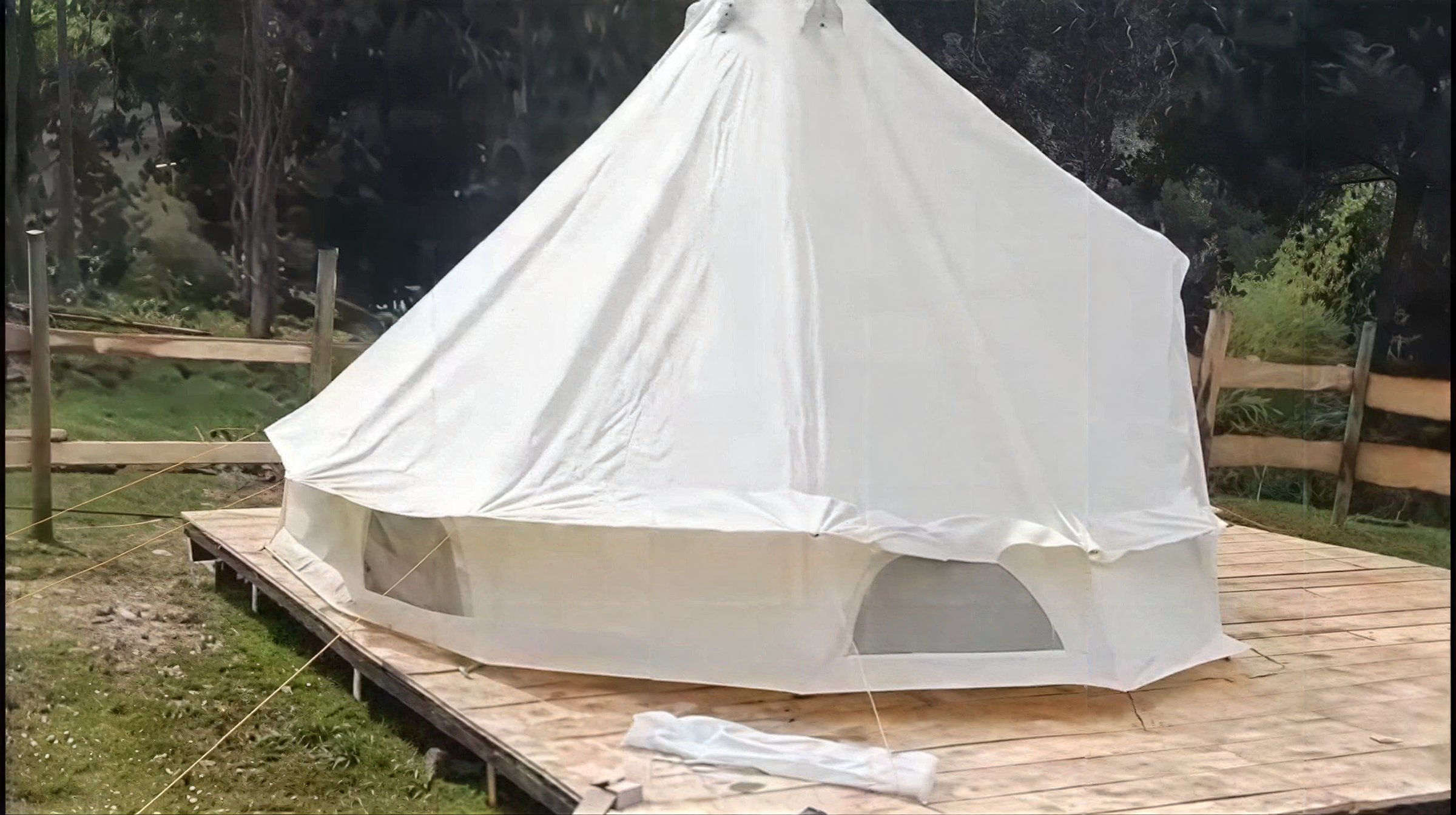 Carpa principal del Refugio de los Sueños